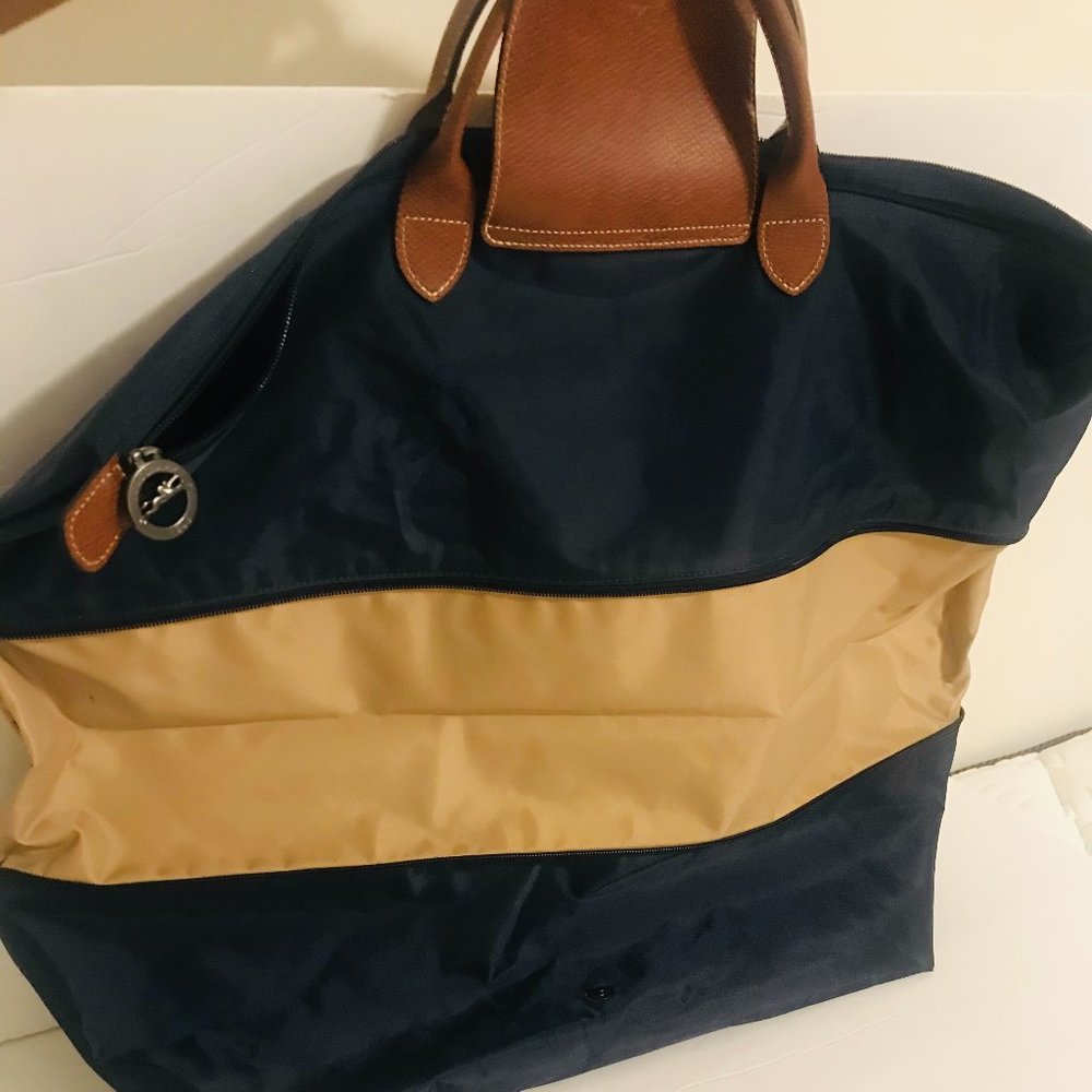 LONGCHAMP Le Pliage XXL Expandable TRAVEL BAG Navy